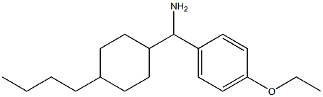 (4-butylcyclohexyl)(4-ethoxyphenyl)methanamine Struktur