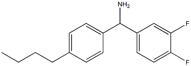 (4-butylphenyl)(3,4-difluorophenyl)methanamine Struktur