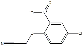 (4-chloro-2-nitrophenoxy)acetonitrile Struktur