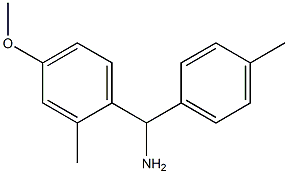 (4-methoxy-2-methylphenyl)(4-methylphenyl)methanamine Struktur