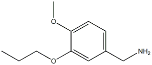 (4-methoxy-3-propoxyphenyl)methanamine Struktur