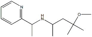 (4-methoxy-4-methylpentan-2-yl)[1-(pyridin-2-yl)ethyl]amine Struktur