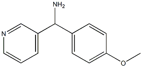 (4-methoxyphenyl)(pyridin-3-yl)methanamine Struktur