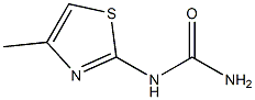 (4-methyl-1,3-thiazol-2-yl)urea Struktur