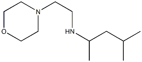 (4-methylpentan-2-yl)[2-(morpholin-4-yl)ethyl]amine Struktur