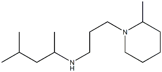 (4-methylpentan-2-yl)[3-(2-methylpiperidin-1-yl)propyl]amine Struktur