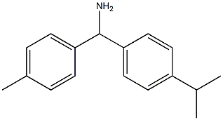 (4-methylphenyl)[4-(propan-2-yl)phenyl]methanamine Struktur