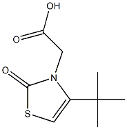 (4-tert-butyl-2-oxo-1,3-thiazol-3(2H)-yl)acetic acid Struktur