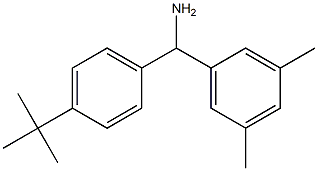 (4-tert-butylphenyl)(3,5-dimethylphenyl)methanamine Struktur