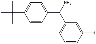 (4-tert-butylphenyl)(3-iodophenyl)methanamine Struktur