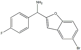 (5-bromo-1-benzofuran-2-yl)(4-fluorophenyl)methanamine Struktur