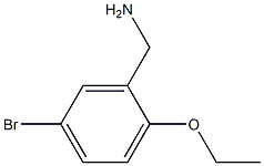 (5-bromo-2-ethoxyphenyl)methanamine Struktur