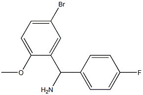 (5-bromo-2-methoxyphenyl)(4-fluorophenyl)methanamine Struktur