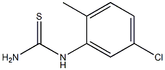 (5-chloro-2-methylphenyl)thiourea Struktur