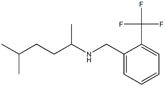 (5-methylhexan-2-yl)({[2-(trifluoromethyl)phenyl]methyl})amine Struktur