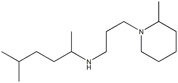 (5-methylhexan-2-yl)[3-(2-methylpiperidin-1-yl)propyl]amine Struktur