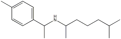 (6-methylheptan-2-yl)[1-(4-methylphenyl)ethyl]amine Struktur