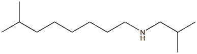 (7-methyloctyl)(2-methylpropyl)amine Struktur