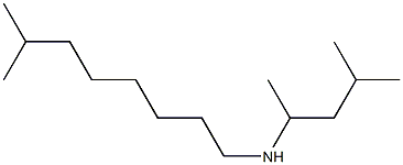 (7-methyloctyl)(4-methylpentan-2-yl)amine Struktur