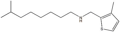 (7-methyloctyl)[(3-methylthiophen-2-yl)methyl]amine Struktur