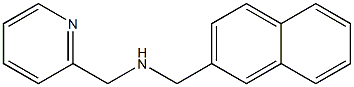 (naphthalen-2-ylmethyl)(pyridin-2-ylmethyl)amine Struktur