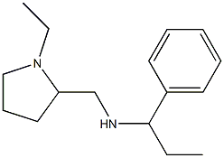 [(1-ethylpyrrolidin-2-yl)methyl](1-phenylpropyl)amine Struktur