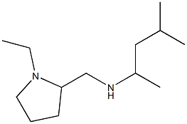 [(1-ethylpyrrolidin-2-yl)methyl](4-methylpentan-2-yl)amine Struktur