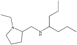 [(1-ethylpyrrolidin-2-yl)methyl](heptan-4-yl)amine Struktur