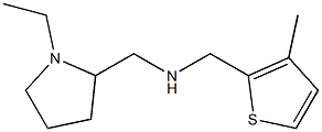 [(1-ethylpyrrolidin-2-yl)methyl][(3-methylthiophen-2-yl)methyl]amine Struktur