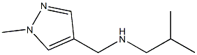 [(1-methyl-1H-pyrazol-4-yl)methyl](2-methylpropyl)amine Struktur