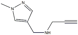 [(1-methyl-1H-pyrazol-4-yl)methyl](prop-2-yn-1-yl)amine Struktur