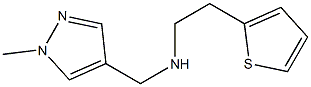 [(1-methyl-1H-pyrazol-4-yl)methyl][2-(thiophen-2-yl)ethyl]amine Struktur