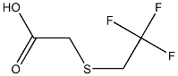 [(2,2,2-trifluoroethyl)thio]acetic acid Struktur