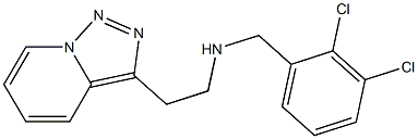 [(2,3-dichlorophenyl)methyl](2-{[1,2,4]triazolo[3,4-a]pyridin-3-yl}ethyl)amine Struktur