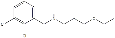 [(2,3-dichlorophenyl)methyl][3-(propan-2-yloxy)propyl]amine Struktur