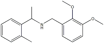 [(2,3-dimethoxyphenyl)methyl][1-(2-methylphenyl)ethyl]amine Struktur