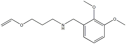 [(2,3-dimethoxyphenyl)methyl][3-(ethenyloxy)propyl]amine Struktur