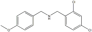 [(2,4-dichlorophenyl)methyl][(4-methoxyphenyl)methyl]amine Struktur