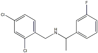 [(2,4-dichlorophenyl)methyl][1-(3-fluorophenyl)ethyl]amine Struktur