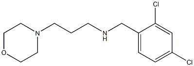 [(2,4-dichlorophenyl)methyl][3-(morpholin-4-yl)propyl]amine Struktur