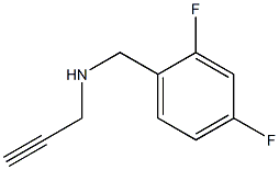 [(2,4-difluorophenyl)methyl](prop-2-yn-1-yl)amine Struktur