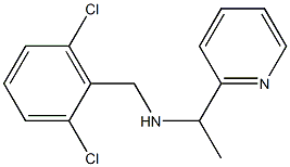 [(2,6-dichlorophenyl)methyl][1-(pyridin-2-yl)ethyl]amine Struktur