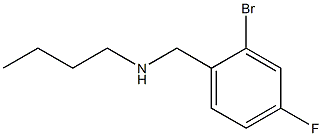 [(2-bromo-4-fluorophenyl)methyl](butyl)amine Struktur