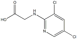 [(3,5-dichloropyridin-2-yl)amino]acetic acid Struktur