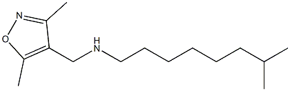 [(3,5-dimethyl-1,2-oxazol-4-yl)methyl](7-methyloctyl)amine Struktur