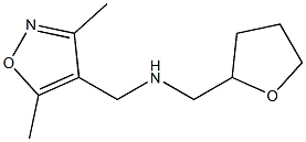 [(3,5-dimethyl-1,2-oxazol-4-yl)methyl](oxolan-2-ylmethyl)amine Struktur