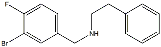 [(3-bromo-4-fluorophenyl)methyl](2-phenylethyl)amine Struktur