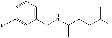 [(3-bromophenyl)methyl](5-methylhexan-2-yl)amine Struktur