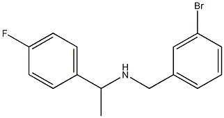 [(3-bromophenyl)methyl][1-(4-fluorophenyl)ethyl]amine Struktur