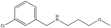 [(3-chlorophenyl)methyl](3-methoxypropyl)amine Struktur